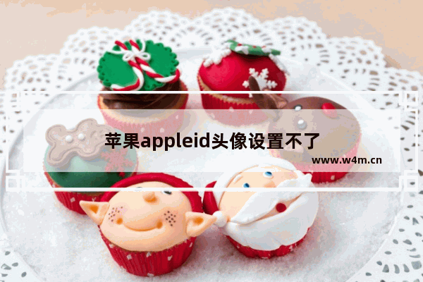 苹果appleid头像设置不了