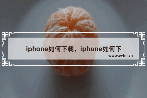 iphone如何下载，iphone如何下载b站视频