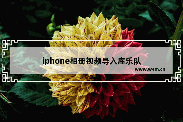 iphone相册视频导入库乐队