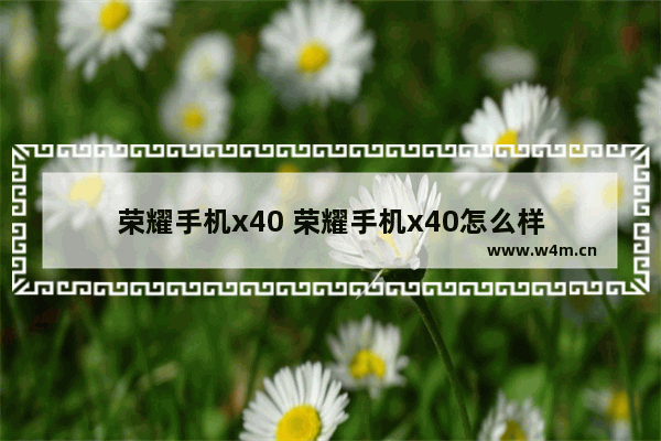 荣耀手机x40 荣耀手机x40怎么样