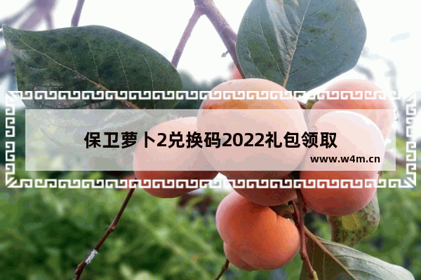 保卫萝卜2兑换码2022礼包领取