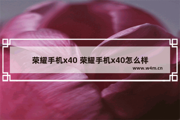 荣耀手机x40 荣耀手机x40怎么样