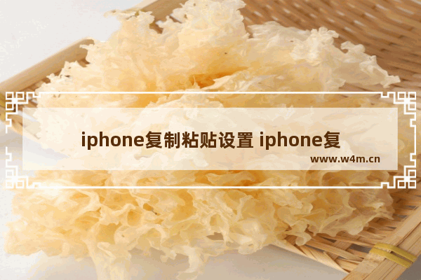 iphone复制粘贴设置 iphone复制粘贴设置不想保留原格式