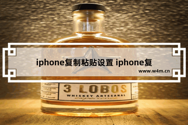 iphone复制粘贴设置 iphone复制粘贴设置不想保留原格式