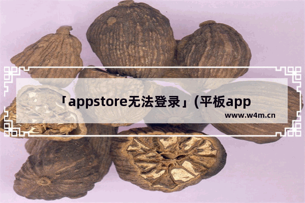 「appstore无法登录」(平板appstore无法登录解决办法)