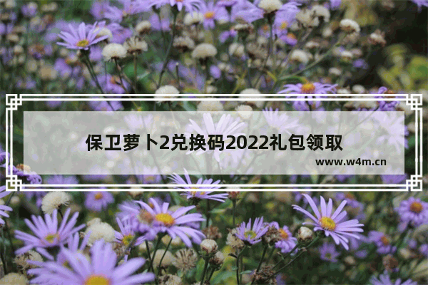 保卫萝卜2兑换码2022礼包领取