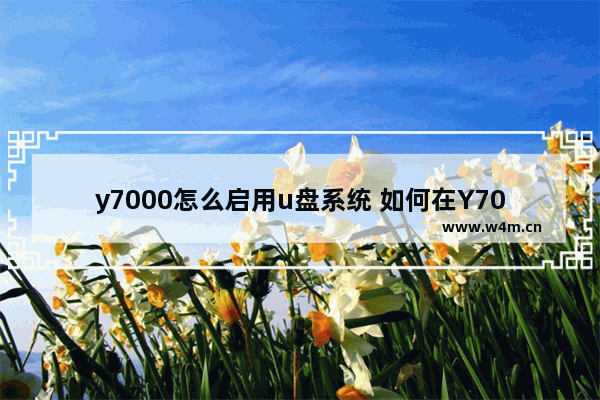 y7000怎么启用u盘系统 如何在Y7000上使用U盘系统