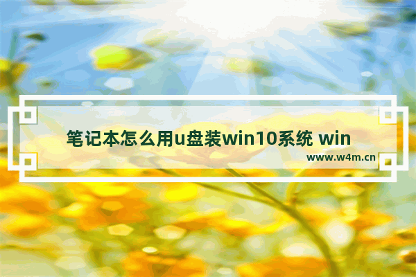 笔记本怎么用u盘装win10系统 win10系统安装教程 含u盘装机