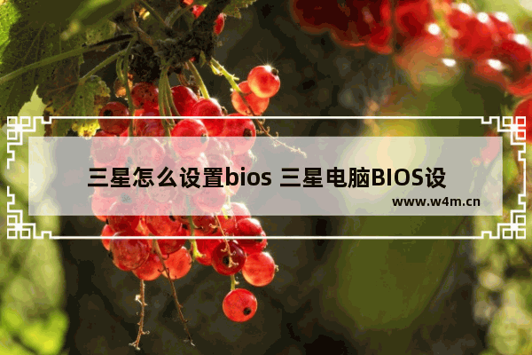 三星怎么设置bios 三星电脑BIOS设置方法