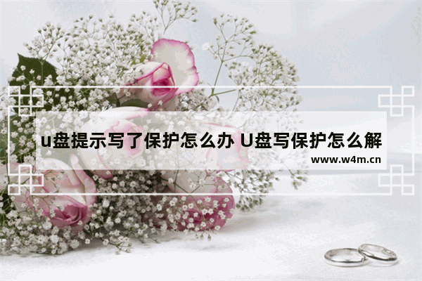 u盘提示写了保护怎么办 U盘写保护怎么解除？