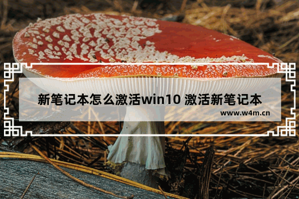 新笔记本怎么激活win10 激活新笔记本的Win10系统