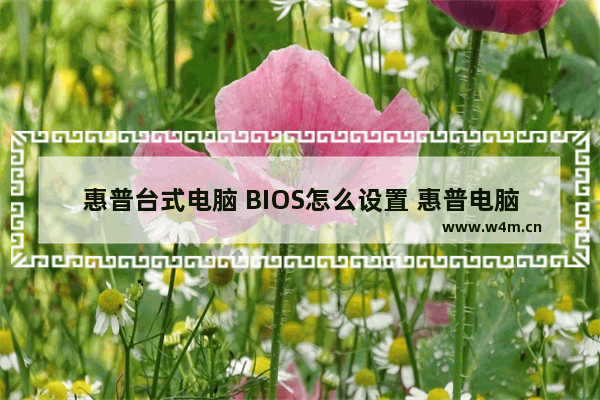 惠普台式电脑 BIOS怎么设置 惠普电脑BIOS设置教程