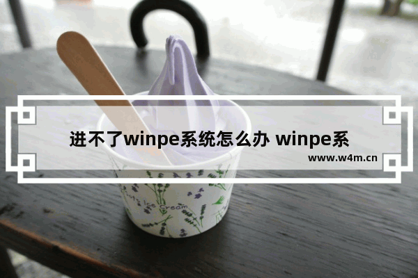 进不了winpe系统怎么办 winpe系统无法启动，如何应对？