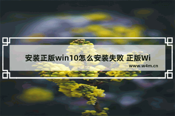 安装正版win10怎么安装失败 正版Win10安装失败？尝试这些方法！