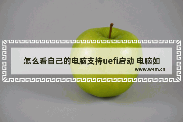 怎么看自己的电脑支持uefi启动 电脑如何检测支持UEFI启动