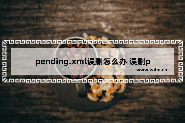 pending.xml误删怎么办 误删pending.xml怎么恢复