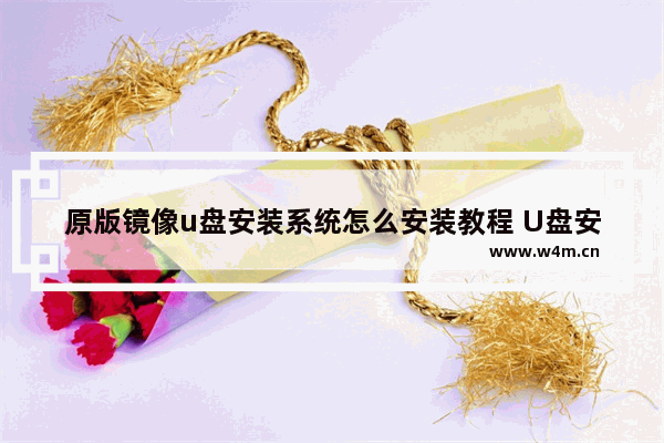 原版镜像u盘安装系统怎么安装教程 U盘安装系统原版镜像教程