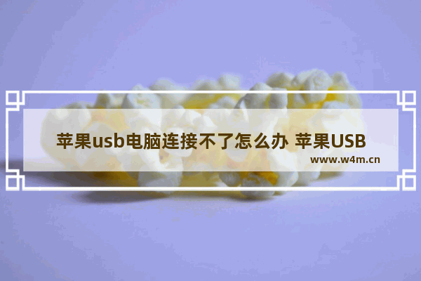 苹果usb电脑连接不了怎么办 苹果USB连接失败的解决方法