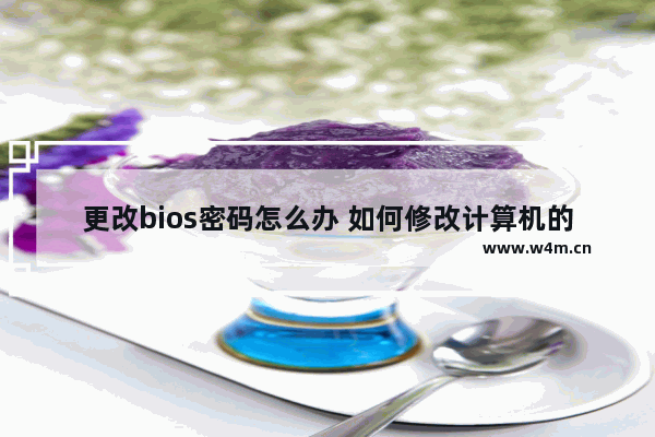 更改bios密码怎么办 如何修改计算机的BIOS密码