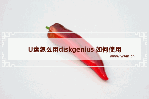 U盘怎么用diskgenius 如何使用DiskGenius管理U盘