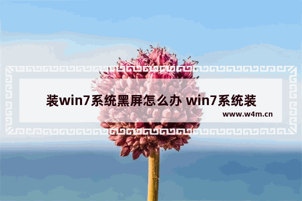 装win7系统黑屏怎么办 win7系统装完后出现黑屏