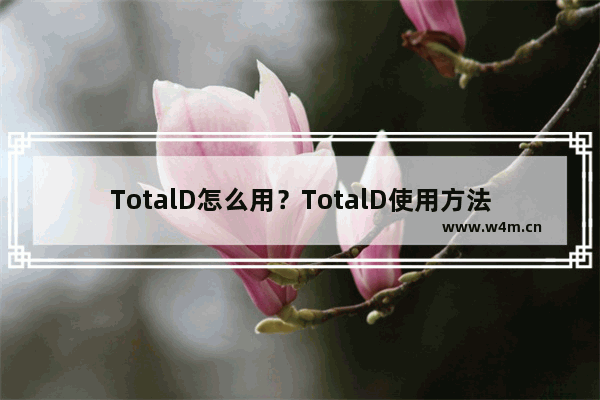 TotalD怎么用？TotalD使用方法