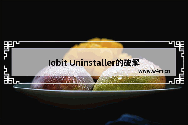 Iobit Uninstaller的破解教程