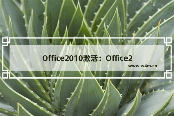 Office2010激活：Office2010序列号/产品密钥