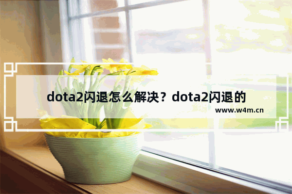 dota2闪退怎么解决？dota2闪退的原因及解决方法