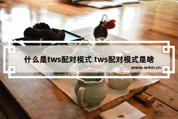 什么是tws配对模式 tws配对模式是啥意思