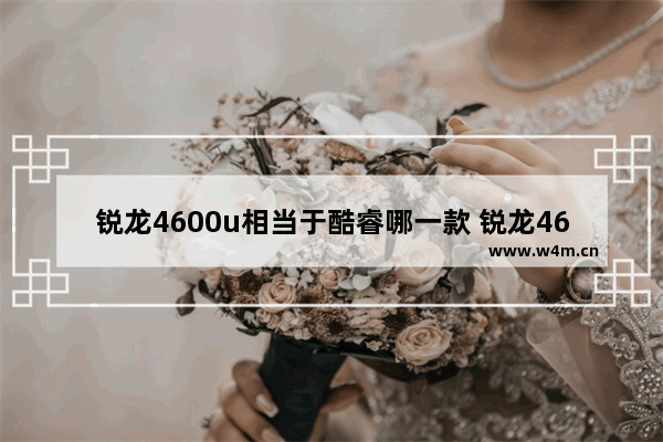 锐龙4600u相当于酷睿哪一款 锐龙4600u相当于酷睿i几