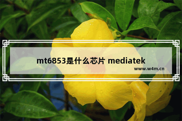 mt6853是什么芯片 mediatek mt6853 5g是什么芯片