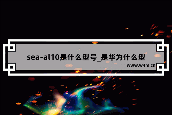 sea-al10是什么型号_是华为什么型号手机