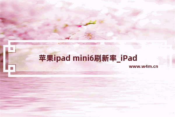 苹果ipad mini6刷新率_iPad mini6刷新率是多少Hz