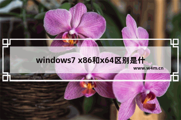 windows7 x86和x64区别是什么