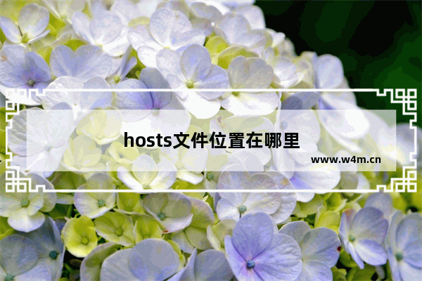 hosts文件位置在哪里