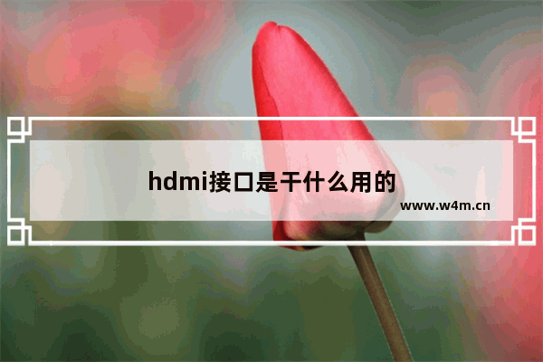 hdmi接口是干什么用的