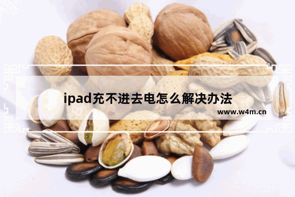 ipad充不进去电怎么解决办法