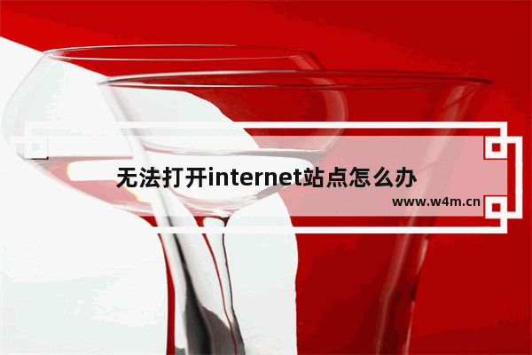 无法打开internet站点怎么办