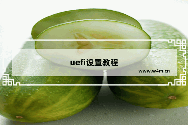 uefi设置教程