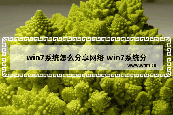 win7系统怎么分享网络 win7系统分享网络教程