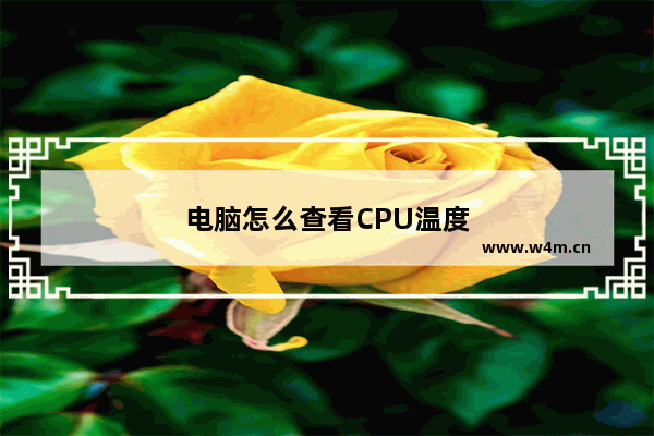 电脑怎么查看CPU温度