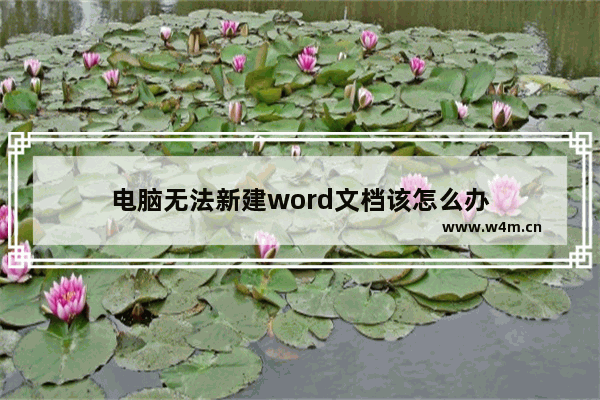 电脑无法新建word文档该怎么办