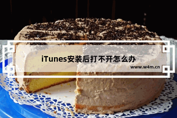 iTunes安装后打不开怎么办