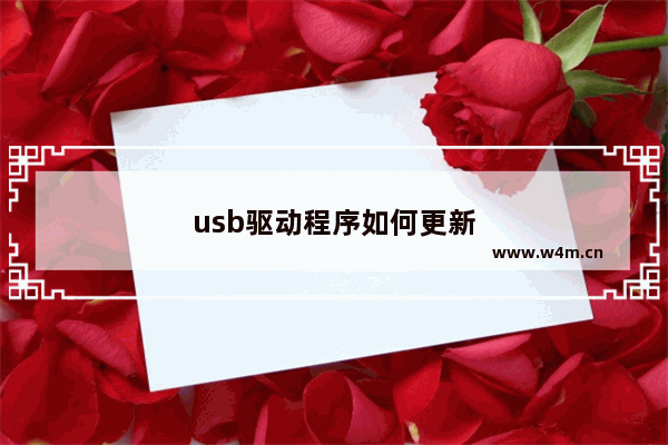 usb驱动程序如何更新