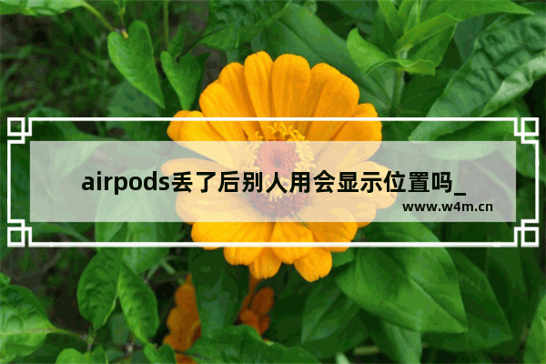 airpods丢了后别人用会显示位置吗_airpods丢了后别人用怎么显示位置