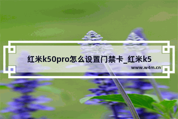 红米k50pro怎么设置门禁卡_红米k50pro怎么添加门禁卡