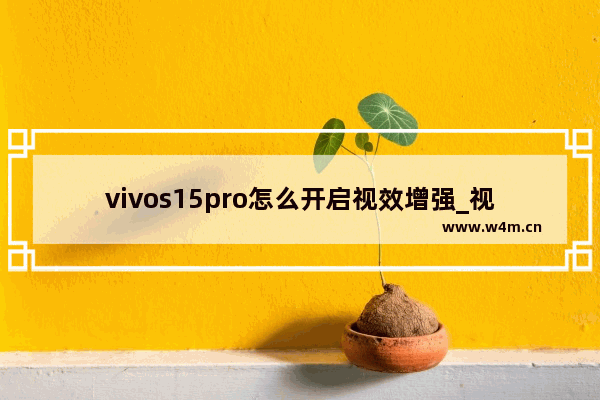 vivos15pro怎么开启视效增强_视效增强在哪开启