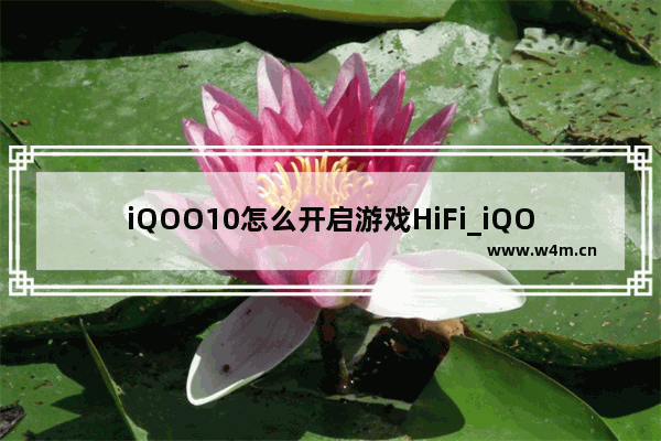 iQOO10怎么开启游戏HiFi_iQOO10游戏HiFi模式怎么开