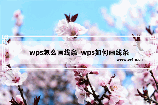 wps怎么画线条_wps如何画线条